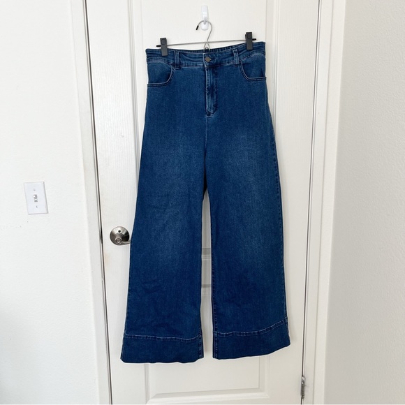 Universal Standard High Waisted Ultra Wide Leg Jeans - Picture 3 of 5